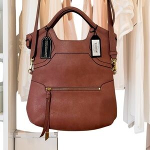 Foley + Corinna Essential City Tote in color ‘Rosewood’, NWT
